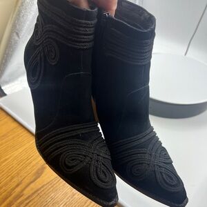 Jeffery Campbell suede boots size 8